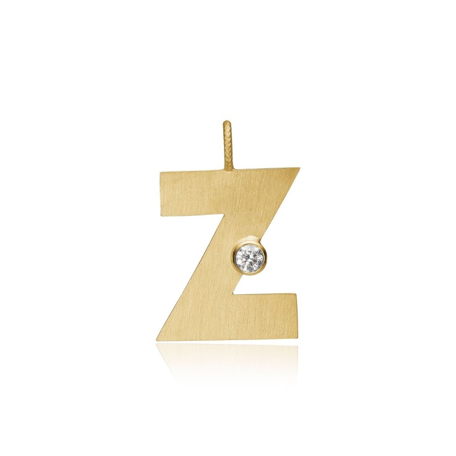 Smykker Dulong Fine Jewelr | Letter Z Diamond Vedhaeng