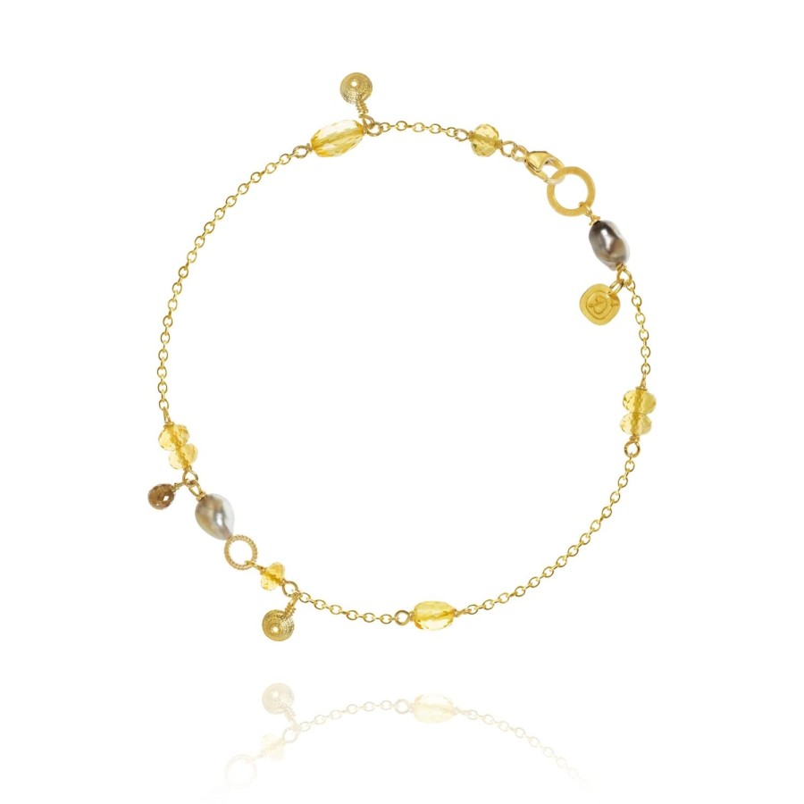 Smykker Dulong Fine Jewelr | Piccolo Golden Desert Armband